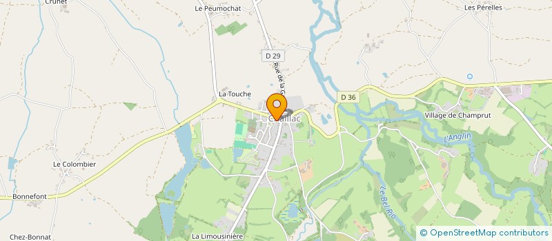 localisation de l'entreprise MONSIEUR GEOFFREY MACK à CHAILLAC