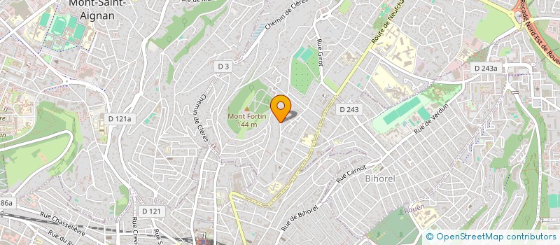 localisation de l'entreprise MONSIEUR GEOFFREY MAMEAUX à BOIS-GUILLAUME