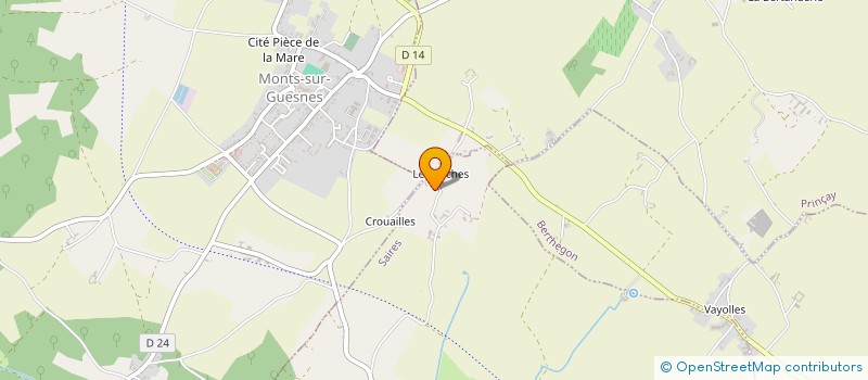 localisation de l'entreprise MONSIEUR GEOFFREY MARCOT  PRINCAY