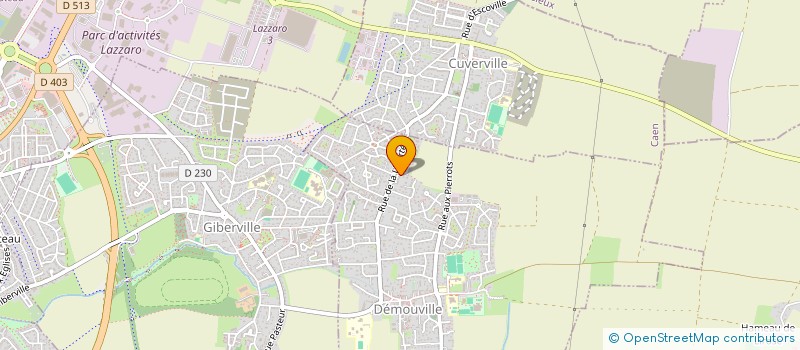 localisation de l'entreprise MONSIEUR GEOFFREY MARGUERIE  DEMOUVILLE