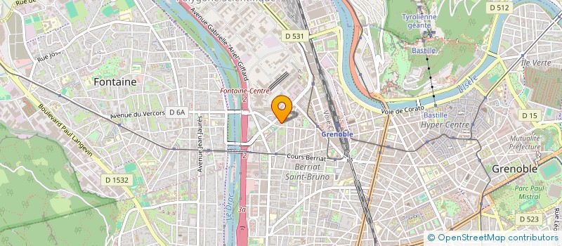 localisation de l'entreprise MONSIEUR GEOFFREY MARTIN à GRENOBLE