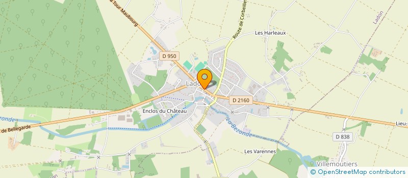 localisation de l'entreprise MONSIEUR GEOFFREY MARTIN à LADON