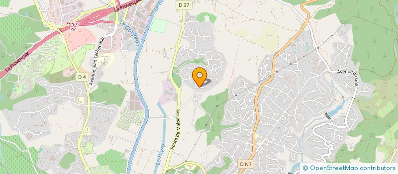 localisation de l'entreprise MONSIEUR GEOFFREY MARZI à FREJUS