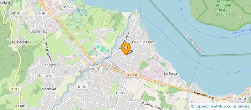 localisation de l'entreprise MONSIEUR GEOFFREY MASSACRIER  SAINT-JORIOZ