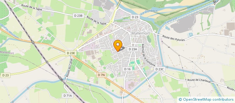 localisation de l'entreprise MONSIEUR GEOFFREY MASSON  MALLEMORT