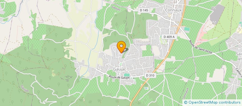 localisation de l'entreprise MONSIEUR GEOFFREY MAUCLAIR  GAUJAC