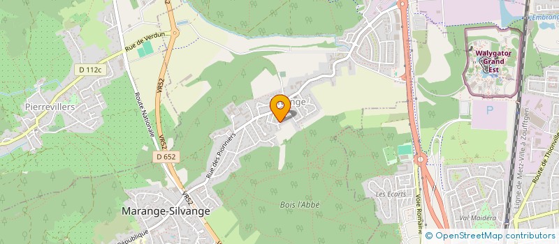 localisation de l'entreprise MONSIEUR GEOFFREY MAYCHAK  MARANGE-SILVANGE