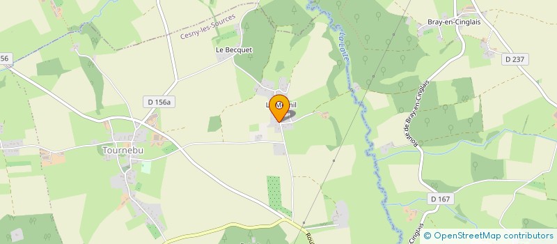 localisation de l'entreprise MONSIEUR GEOFFREY MELLION  CESNY-LES-SOURCES