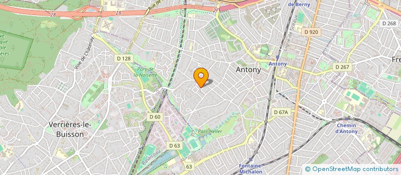 localisation de l'entreprise MONSIEUR GEOFFREY MENISSIER à ANTONY