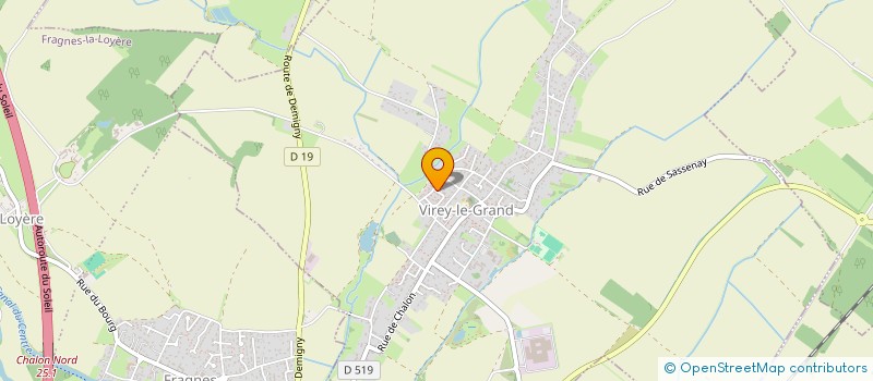 localisation de l'entreprise MONSIEUR GEOFFREY MERCEY  VIREY-LE-GRAND