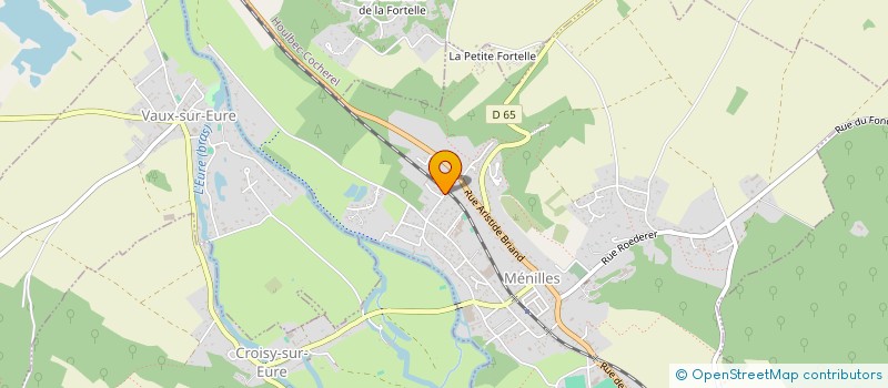 localisation de l'entreprise MONSIEUR GEOFFREY MERLET  MENILLES