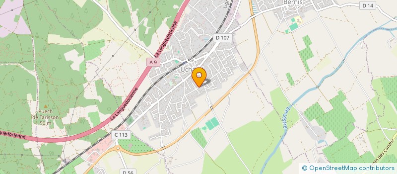 localisation de l'entreprise MONSIEUR GEOFFREY MOCCI  UCHAUD