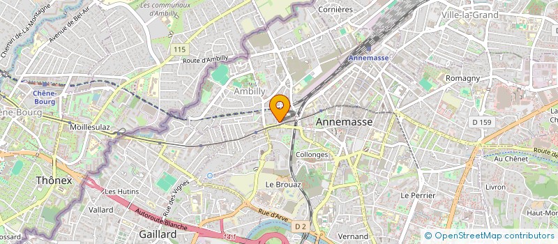 localisation de l'entreprise MONSIEUR GEOFFREY MOMBOISE  AMBILLY