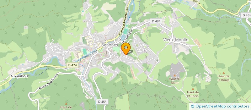 localisation de l'entreprise MONSIEUR GEOFFREY MULLER  SENONES