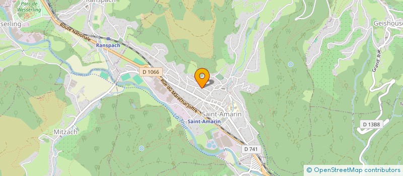 localisation de l'entreprise MONSIEUR GEOFFREY MURA  FELLERING