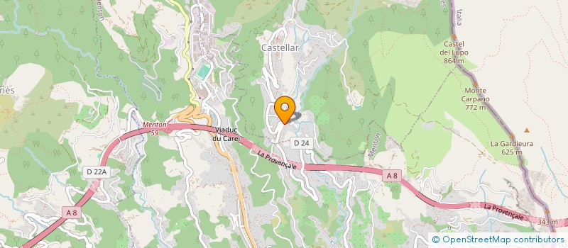 localisation de l'entreprise MONSIEUR GEOFFREY MUSETTI  CASTELLAR