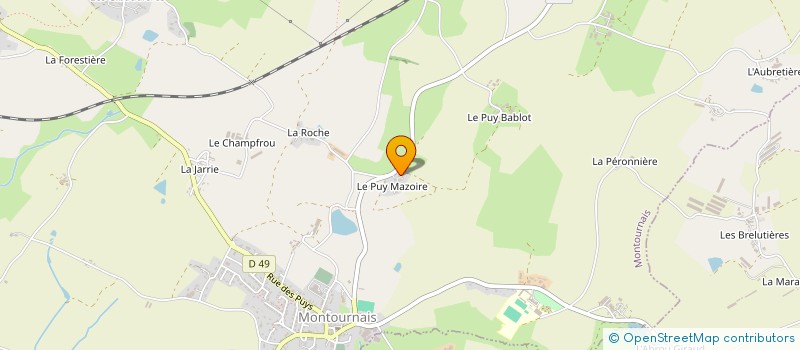 localisation de l'entreprise MONSIEUR GEOFFREY NAOME  MONTOURNAIS