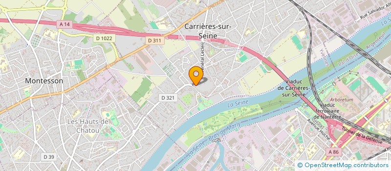 localisation de l'entreprise MONSIEUR GEOFFREY NARGIL  CARRIERES-SUR-SEINE