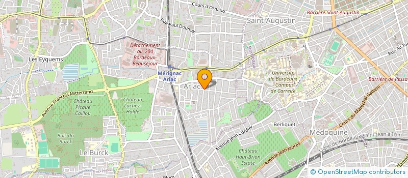 localisation de l'entreprise MONSIEUR GEOFFREY NOUGE  MERIGNAC