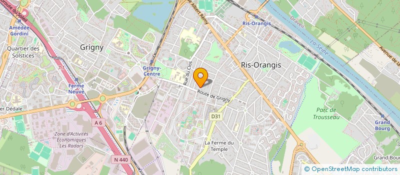 localisation de l'entreprise MONSIEUR GEOFFREY OLIVAUT à RIS-ORANGIS