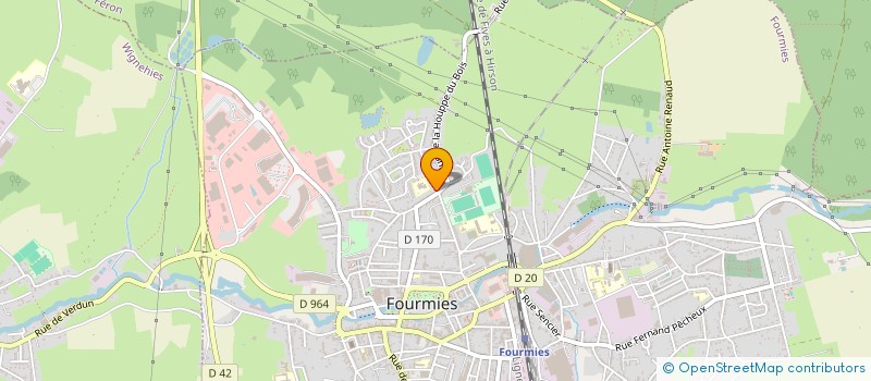 localisation de l'entreprise MONSIEUR GEOFFREY OLVERA  FOURMIES