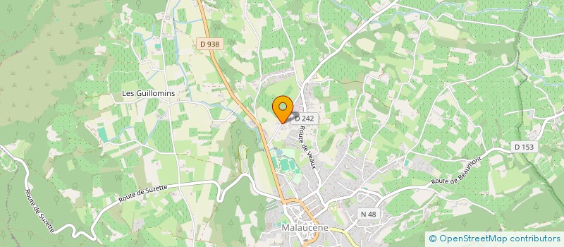 localisation de l'entreprise MONSIEUR GEOFFREY OTAL  MALAUCENE