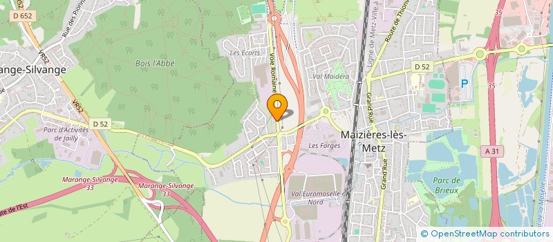 localisation de l'entreprise MONSIEUR GEOFFREY PAGANIN  MAIZIERES-LES-METZ