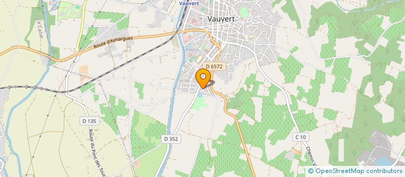 localisation de l'entreprise MONSIEUR GEOFFREY PARANT  VAUVERT