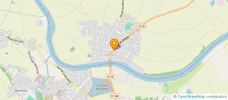 localisation de l'entreprise MONSIEUR GEOFFREY PARENT  LOYETTES