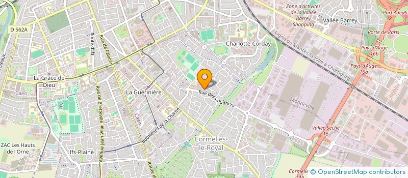 localisation de l'entreprise MONSIEUR GEOFFREY PASEK  CORMELLES-LE-ROYAL