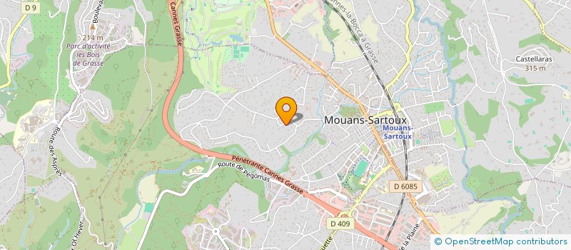 localisation de l'entreprise MONSIEUR GEOFFREY PATRIN  MOUANS-SARTOUX