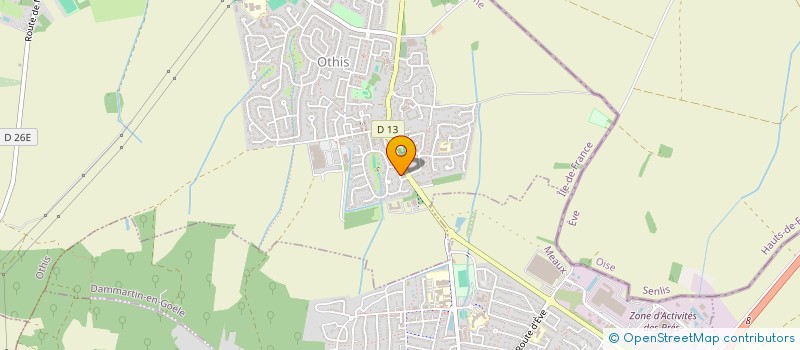 localisation de l'entreprise MONSIEUR GEOFFREY PETER  OTHIS