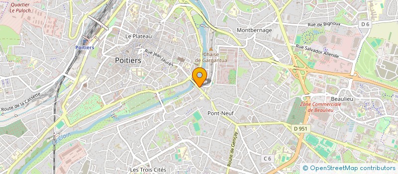 localisation de l'entreprise MONSIEUR GEOFFREY PIOT  POITIERS