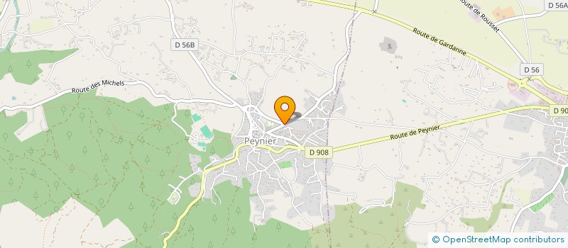 localisation de l'entreprise MONSIEUR GEOFFREY PONS  PEYNIER