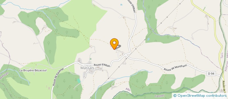 localisation de l'entreprise MONSIEUR GEOFFREY PRADEL  MASSALS