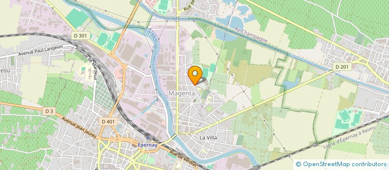 localisation de l'entreprise MONSIEUR GEOFFREY RAGOT  MAGENTA