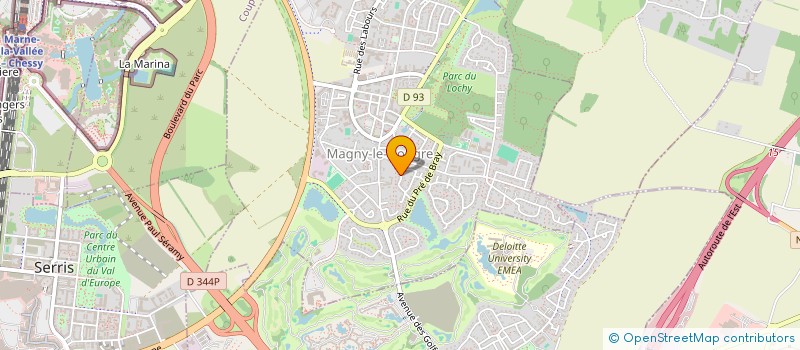 localisation de l'entreprise MONSIEUR GEOFFREY RAIA  MAGNY-LE-HONGRE