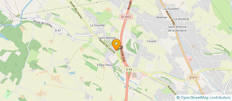 localisation de l'entreprise MONSIEUR GEOFFREY RAMON  CASTRES