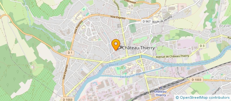 localisation de l'entreprise MONSIEUR GEOFFREY RAVASSE  CHATEAU-THIERRY