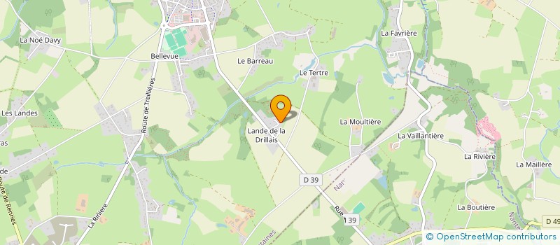 localisation de l'entreprise MONSIEUR GEOFFREY RENOU à GRANDCHAMP-DES-FONTAINES