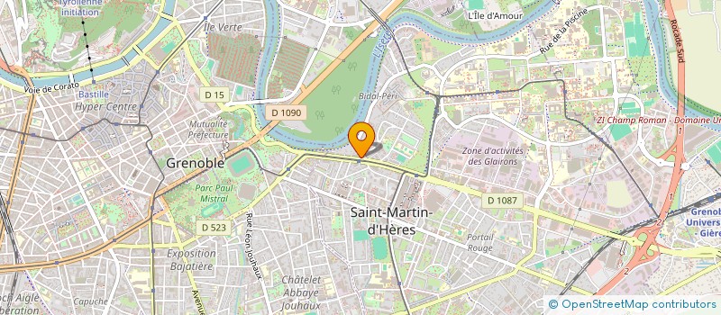 localisation de l'entreprise MONSIEUR GEOFFREY RIBARD  SAINT-MARTIN-D'HERES