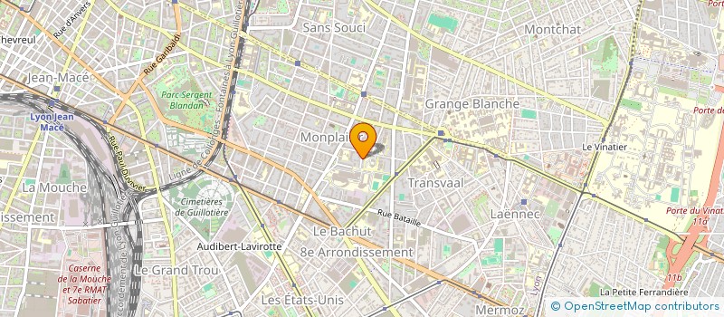 localisation de l'entreprise MONSIEUR GEOFFREY RIGNOL  LYON