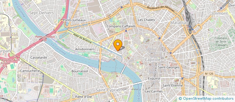 localisation de l'entreprise MONSIEUR GEOFFREY RIVOIRE à TOULOUSE