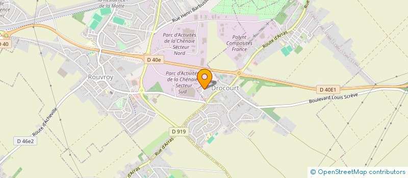 localisation de l'entreprise MONSIEUR GEOFFREY ROBACHE  DROCOURT