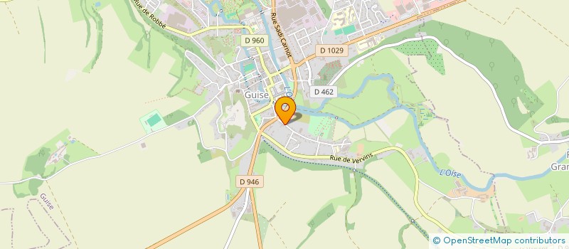 localisation de l'entreprise MONSIEUR GEOFFREY ROBINET  GUISE