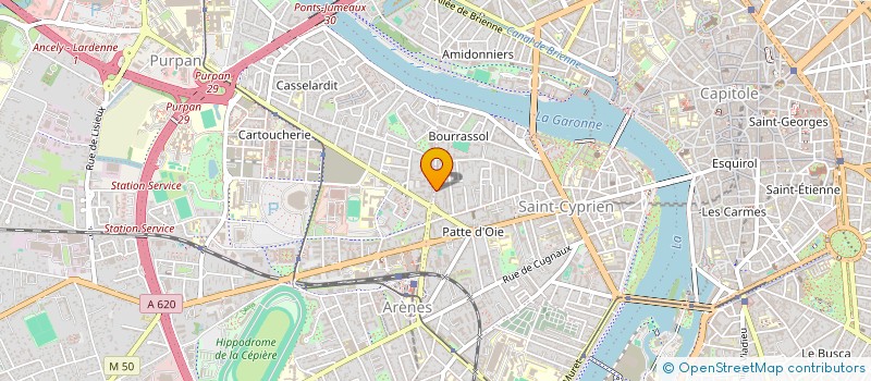 localisation de l'entreprise MONSIEUR GEOFFREY ROMAN JIMENEZ  TOULOUSE