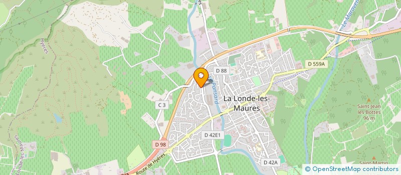 localisation de l'entreprise MONSIEUR GEOFFREY ROUSSEL à LA LONDE-LES-MAURES