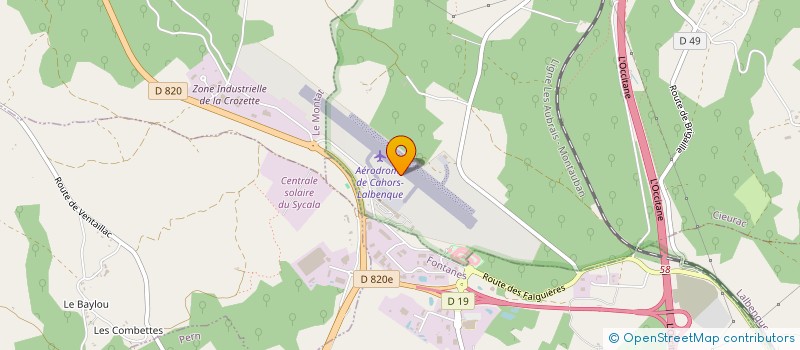 localisation de l'entreprise MONSIEUR GEOFFREY RUAMPS  CIEURAC