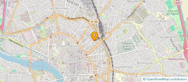 localisation de l'entreprise MONSIEUR GEOFFREY RUBIO à TOULOUSE