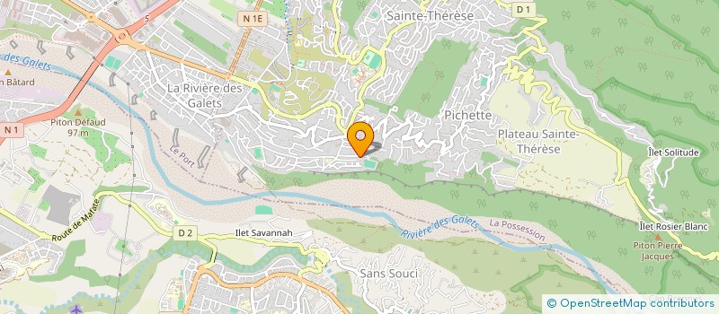 localisation de l'entreprise MONSIEUR GEOFFREY RUIZ à LA POSSESSION